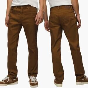 PrAna Bridger Slim Fit Performance Stretch Jeans In Sepia Brown 28x30 Gorpcore